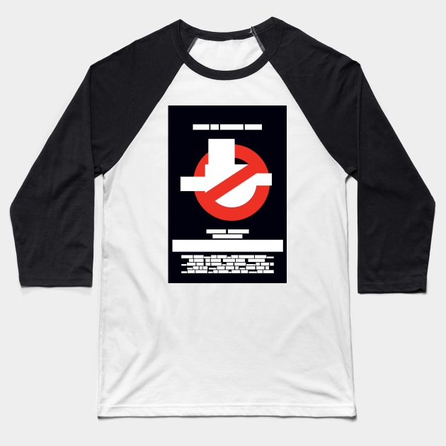 Ghostbuster Simple Baseball T-Shirt by ArtbyCorey